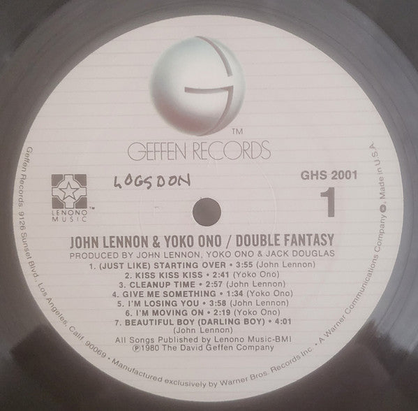 John Lennon & Yoko Ono : Double Fantasy (LP, Album)