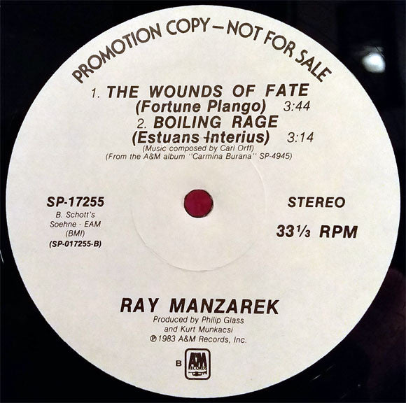 Ray Manzarek : A Modern Classic (12", Promo)