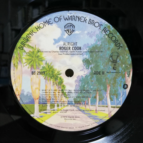 Roger Cook : Alright (LP, Album)