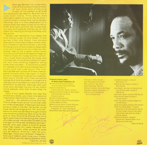 George Benson : Give Me The Night (LP, Album, Jac)