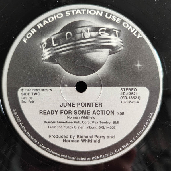 June Pointer : Ready For Some Action (12", Promo)