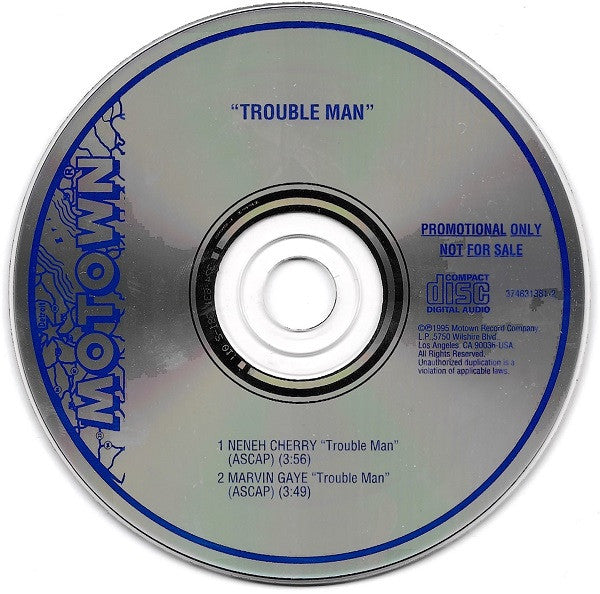 Neneh Cherry / Marvin Gaye : Trouble Man (CD, Single, Promo)