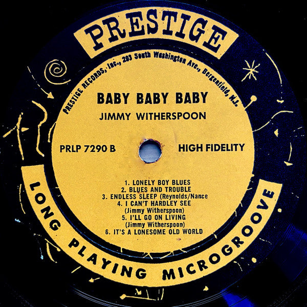Jimmy Witherspoon : Baby, Baby, Baby (LP, Album, Mono)