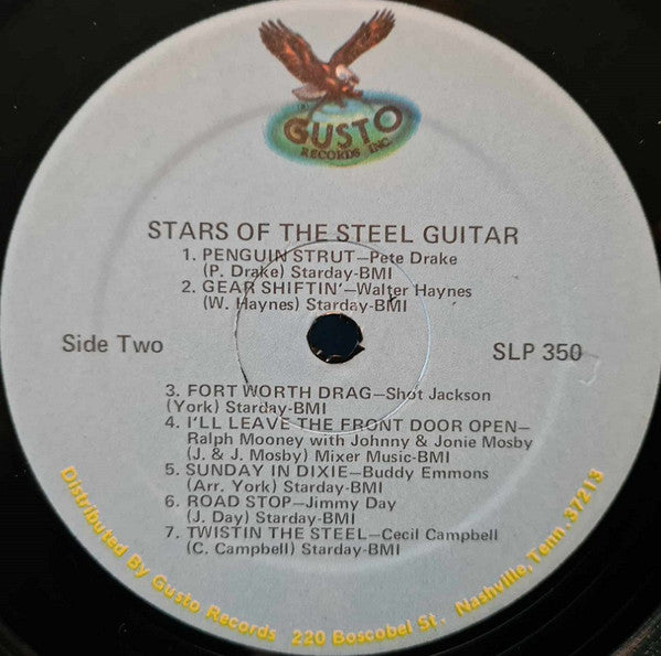 Various : Stars Of The Steel Guitar (LP, Comp, RE, Blu)
