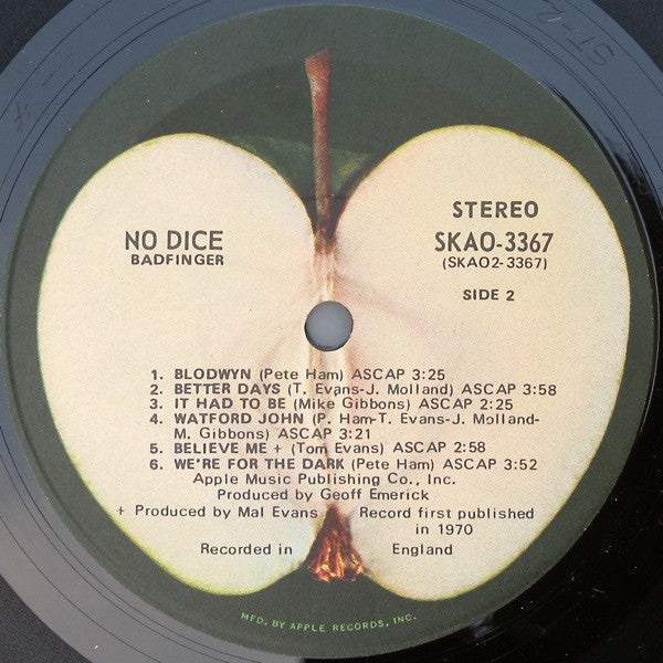 Badfinger : No Dice (LP, Album, 1st)