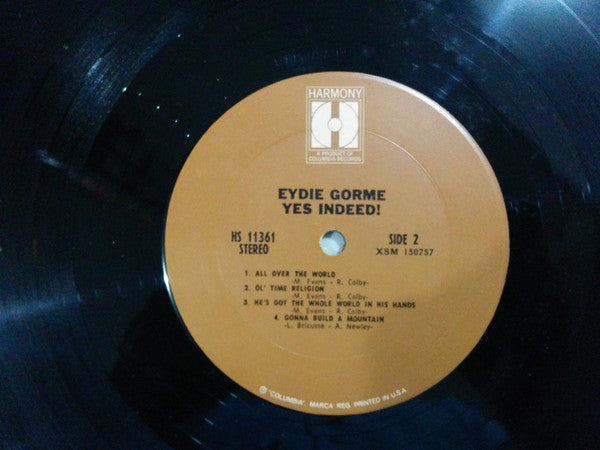 Eydie Gormé : Yes Indeed! (LP, Album)