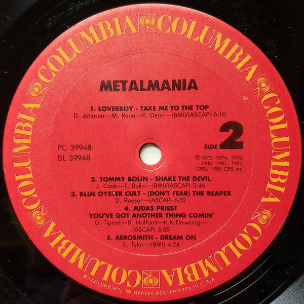 Various : Metalmania (LP, Comp, Mix)