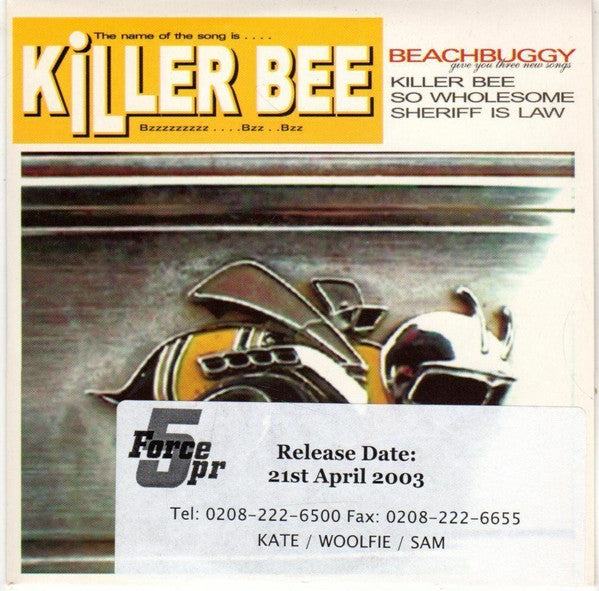 Beachbuggy : Killer Bee (CD, Single)