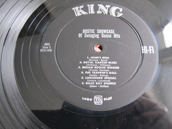 Earl Bostic : Bostic Showcase Of Swinging Dance Hits (LP, Mono)
