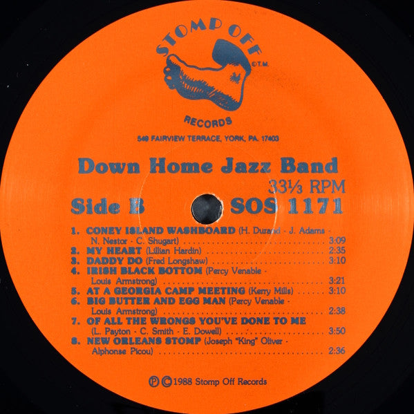 Down Home Jazz Band : Vol. 1 - Hambone Kelly's Favorites (LP, Album)