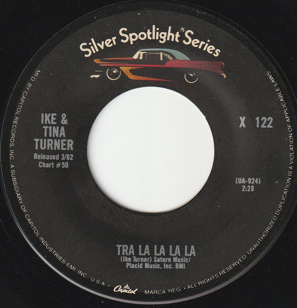 Ike & Tina Turner : Proud Mary / Tra La La La La (7", RE)