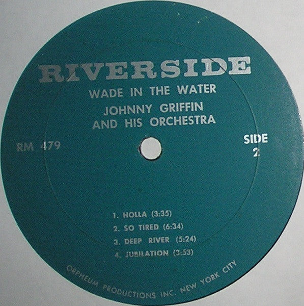 Johnny Griffin Big Soul Band* : Wade In The Water (LP, Album, Mono, RE)