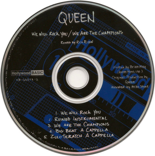 Queen : We Will Rock You / We Are The Champions (CD, Single)