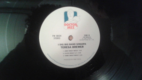 Teresa Brewer : I Dig Big Band Singers (LP, Album)