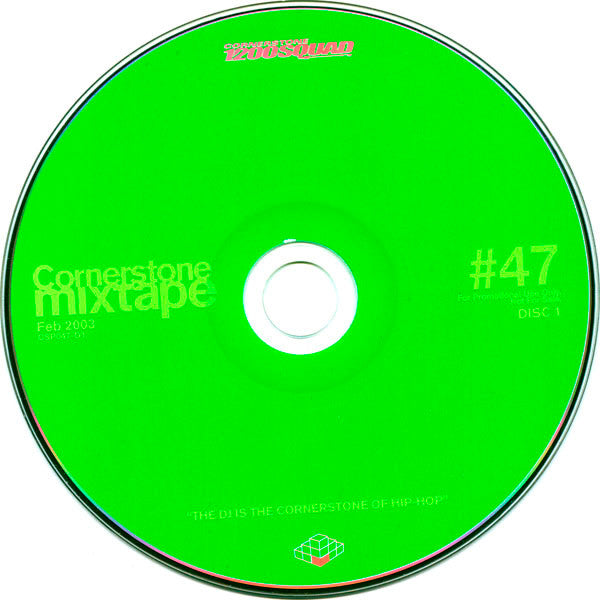 DJ Green Lantern, DJ Premier, Various : Cornerstone Mixtape - February 2003 #47 (CD, Mixed, Mixtape, Promo + CD, Comp, Enh, Promo)