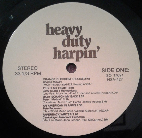 Various : Heavy Duty Harpin' (LP, Comp, Gat)