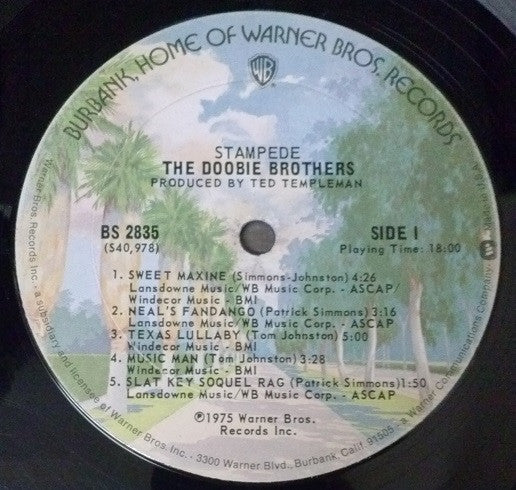 The Doobie Brothers : Stampede (LP, Album, Gat)
