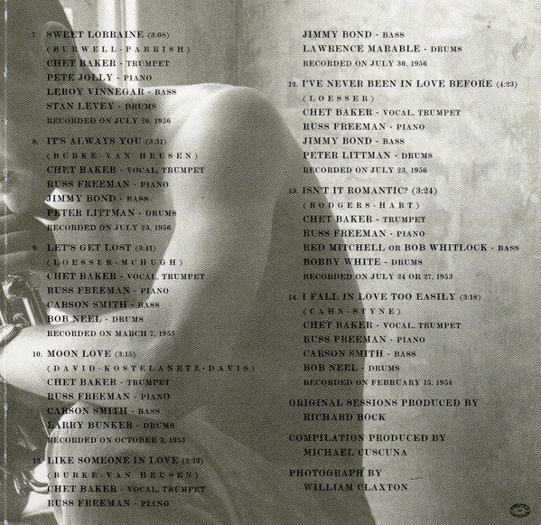 Chet Baker : My Funny Valentine (CD, Comp)