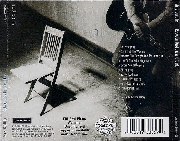 Mary Gauthier : Between Daylight And Dark (CD, Album)