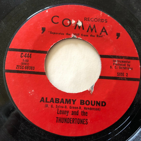 Lenny And The Thundertones : Thunder Express (7", Styrene)
