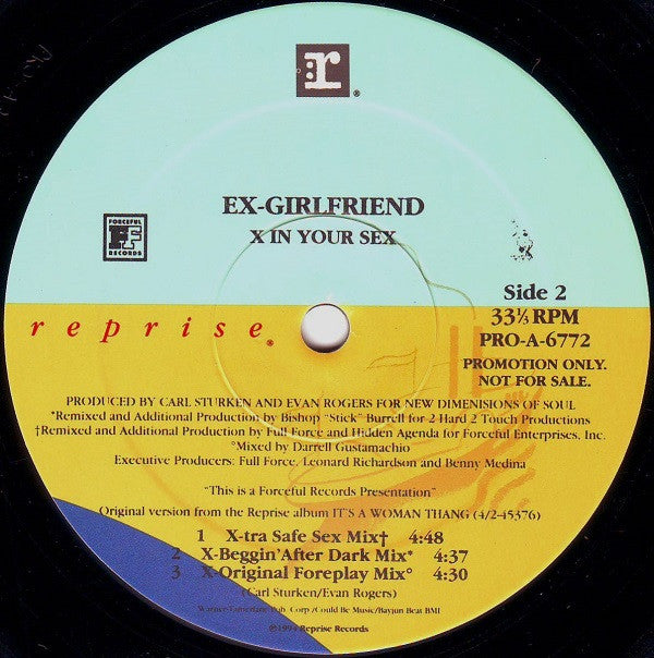 Ex-Girlfriend : X In Your Sex (12", Promo)