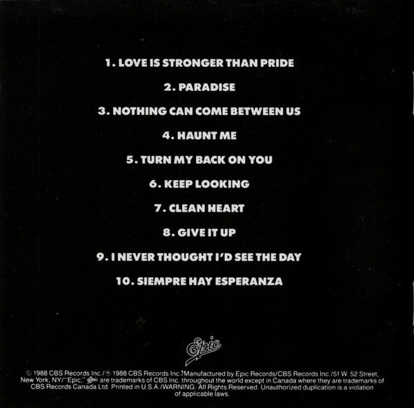 Sade : Stronger Than Pride (CD, Album, DAD)