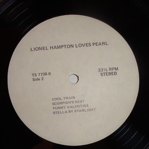 Lionel Hampton : Lionel Loves Pearl (LP, Comp)