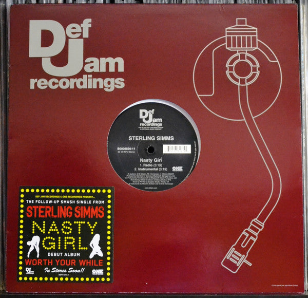 Sterling Simms : Nasty Girl (12", Maxi)