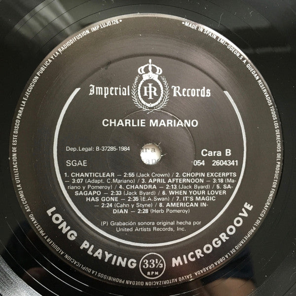 Charlie Mariano : Charlie Mariano With HIs Jazz Group (LP, Comp)