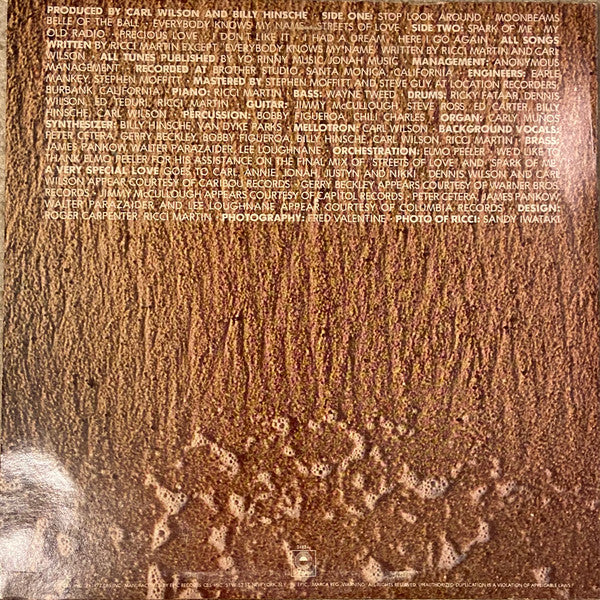 Ricci Martin : Beached (LP, Album, Promo, Ter)