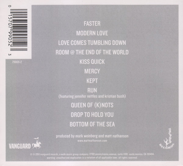 Matt Nathanson : Modern Love (CD, Album, Dig)