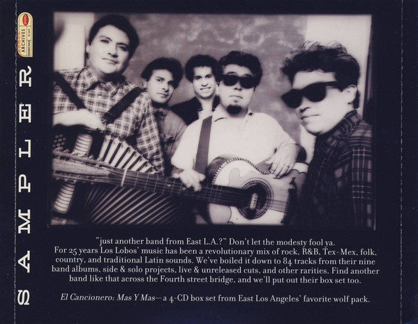 Los Lobos : Selections From El Cancionero Mas Y Mas (CD, Comp, Promo)