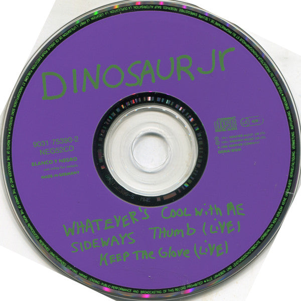 Dinosaur Jr* : Whatever's Cool With Me (CD, Single)