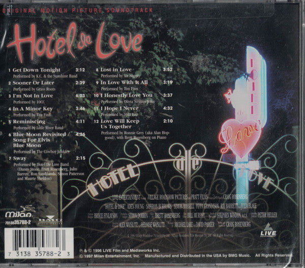 Various : Hotel de Love (Original Motion Picture Soundtrack) (CD)