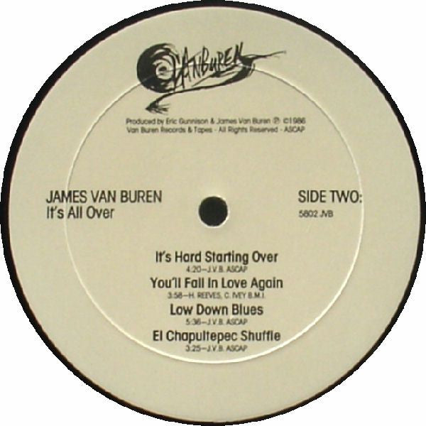 James Van Buren : It's All Over (LP, Album)
