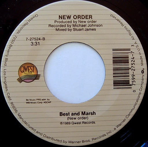Neworder* : Round&round (7", Single, Spe)