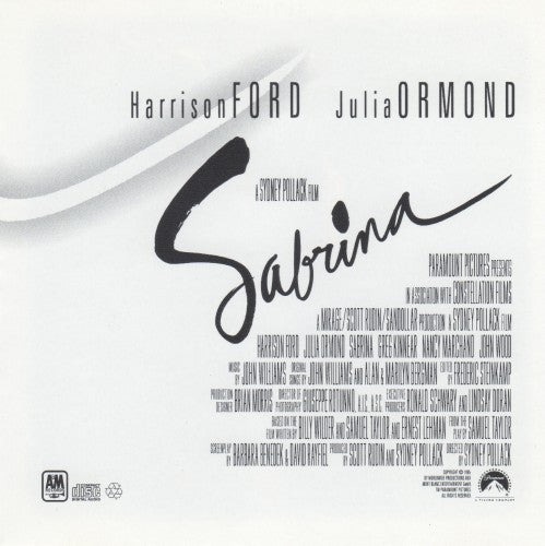 John Williams (4) : Sabrina (Original Motion Picture Soundtrack) (CD, Album)