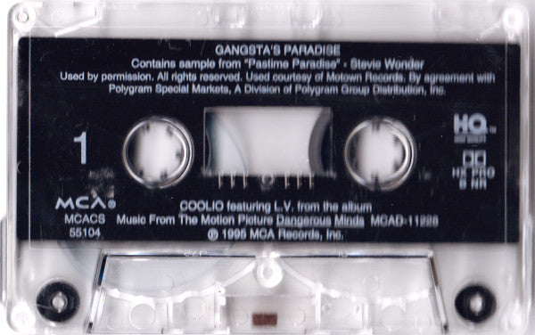 Coolio Featuring LV : Gangsta's Paradise (Cass, Single, Dol)