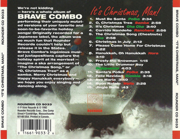 Brave Combo : It's Christmas, Man! (CD, Album)