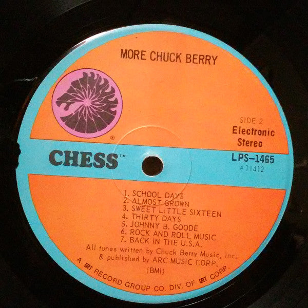 Chuck Berry : More Chuck Berry (LP, Comp, RE)