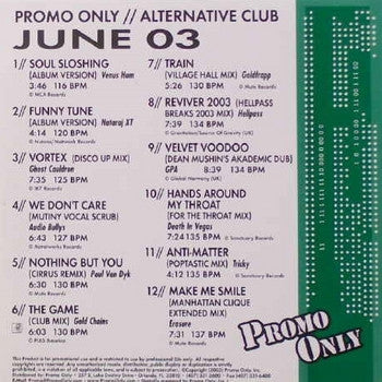 Various : Promo Only // Alternative Club June 03 (CD, Comp, Promo)