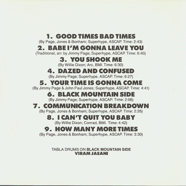 Led Zeppelin : Led Zeppelin (CD, Album, RE, Dig)