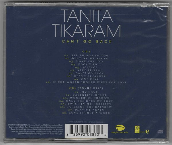 Tanita Tikaram : Can't Go Back (2xCD, Album, Spe)