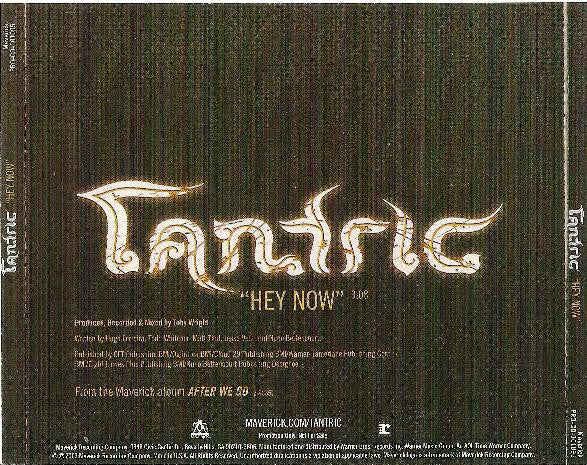 Tantric : Hey Now (CD, Single, Promo)