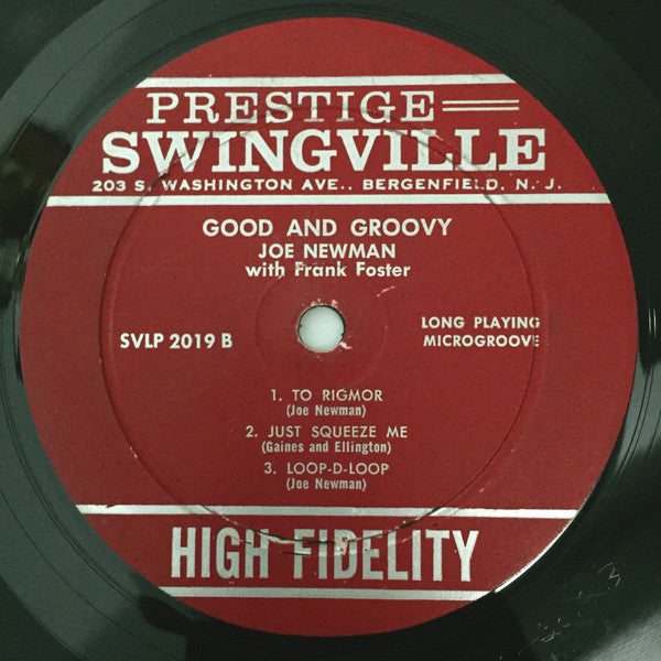 Joe Newman With Frank Foster : Good 'n' Groovy (LP, Album, Mono)