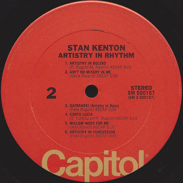 Stan Kenton : Artistry In Rhythm (LP, Album, RE)