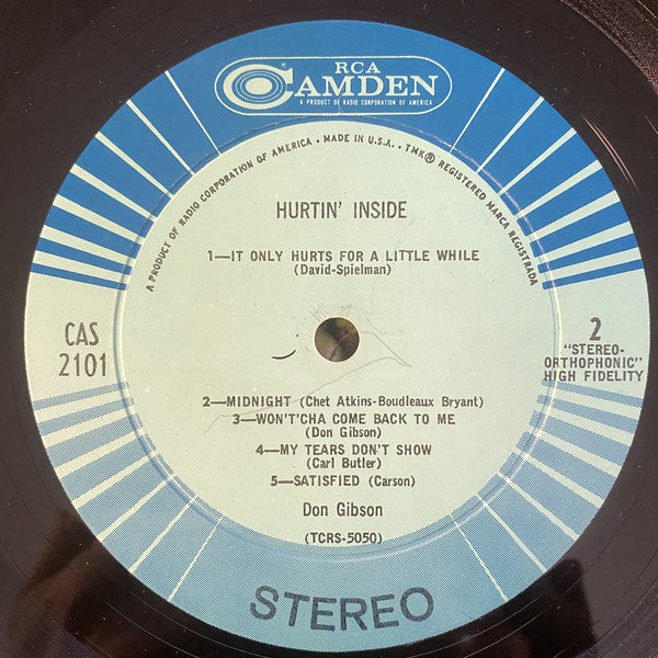 Don Gibson : Hurtin' Inside (LP)
