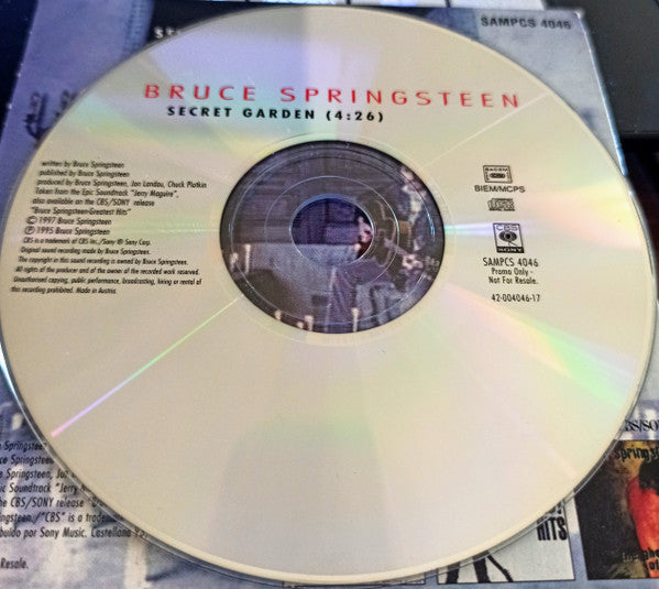 Bruce Springsteen : Secret Garden (CD, Single, Promo, Car)