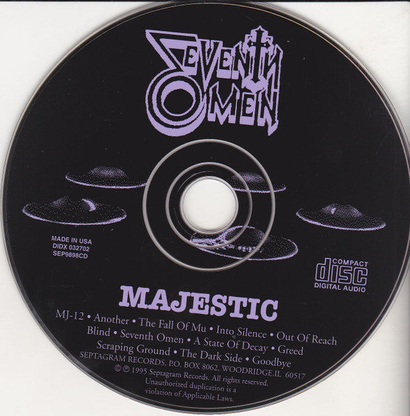 Seventh Omen : Majestic (CD, Album)
