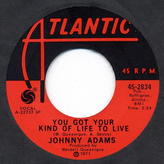 Johnny Adams : More Than One Way (7", Single, SP )